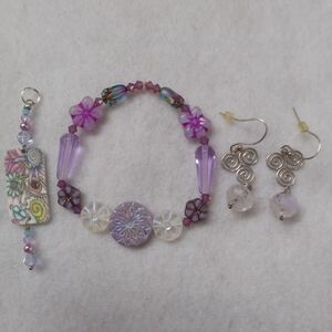 Purple Jewelry Set